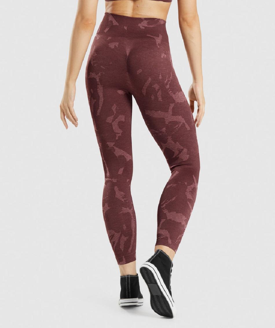 Gymshark Adapt Camo Seamless Ženske Tajice Roze Smeđe | HR 4024ILH